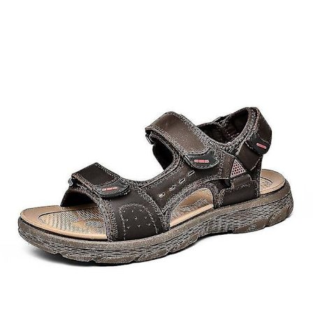 Herr utomhus sandaler i läder, strandskor