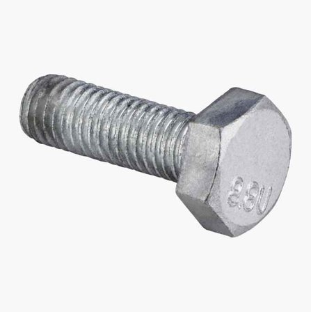Sexkantskruv M10 x 30 mm varmförzinkad 5 st.