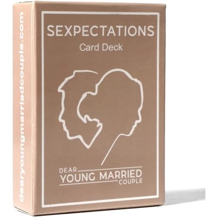 SEXPECTATIONS Kortlek Konversationsstartare för Par 52 Frågor om Intimitet Roligt Äktenskap Road Trip Kortspel Bröllopspresent