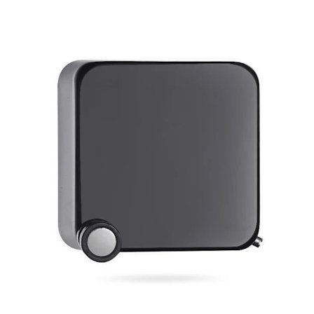 Uttrekkbar klessnor, veggmontert rustfritt stål tau uten boring svart