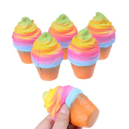 1st 10 Cm Squishy Rainbow Glass Långsamt Stigande Doftande Barnleksak