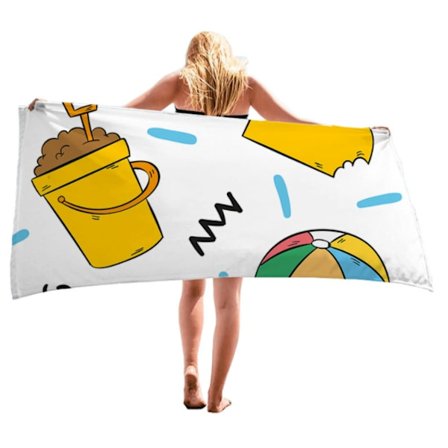 Printed Beach Resort Beach Handduk