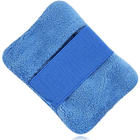 (Blå) 1 stk. Strand Sandfjerningshansker, Sandfjerningspose, Eksfolierende Hansker, Sandfjerningspose, Sandrenser, Kompakt og Bærbar Sandrenser