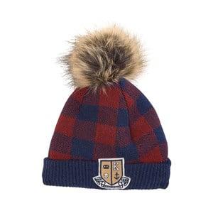 Kids - IKKS Red Checked Hat 45cm (6-18 months) - Headwear - 45cm (6-18 months) -