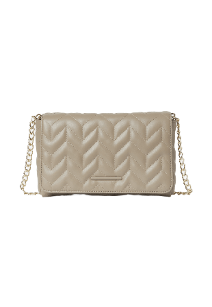 Å WOMAN Quiltad axelremsväska KATE Handväskor Beige ONESIZE