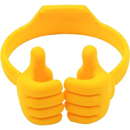 Tummen upp mobiltelefon stativhållare, surfplatta stativ vagga för skrivbord D