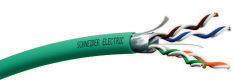 Schneider Electric VDICD135118 Datakabel 5E F/UTP 4P DCA, grønn 305 m, Stikkontakter & kabler