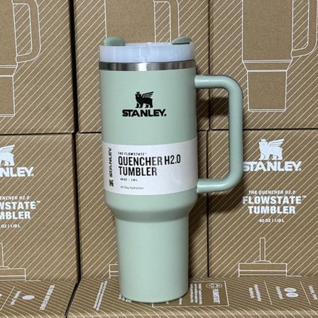 Varm säljande termosbilmugg 2:a generationen rostfritt stål bilhandtag stor kapacitet sugrör is ba lagerblad