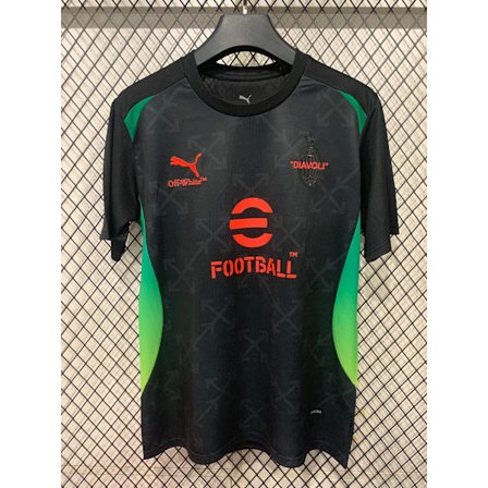 25-26 A.C. Milan Trænings T-shirt før Kamp S-4XL