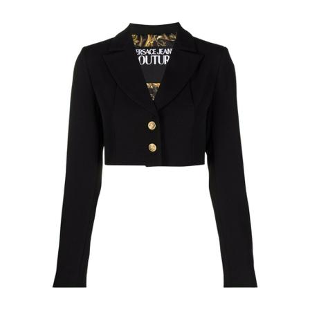 Versace Jeans Couture, Jacket Czarny, Kobieta, Rozmiar: M