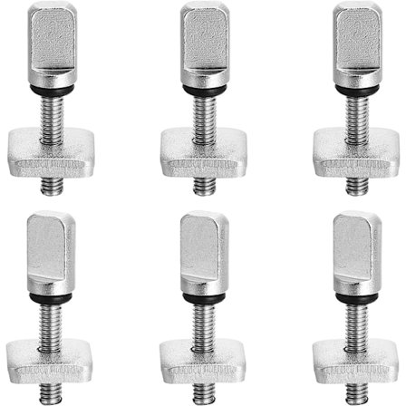 6 stk. 316 Rustfrit Stål Surfbræt Finneskruer til Surfbræt Longboard Universal Finneskruer Paddle Board Tilbehør Finneboks