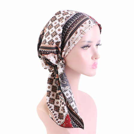 Huvmössa i cap för kvinnor (vinröd)