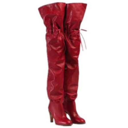 Winter Over Knee Damstövlar