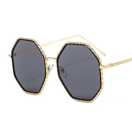 Bohemske store overdimensjonerte solbriller boho soho luksus ibiza