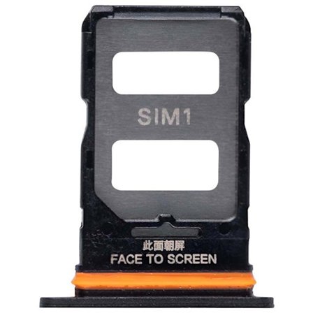 SIM-kortssurf för Xiaomi Poco X6 Pro Dual nano SIM Reservdel Svart