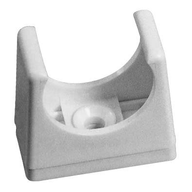 Purus 3812924 Rørklammer med våtromstetning, hvit 40 mm, Installasjon