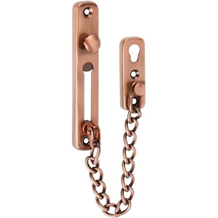 Säkerhetsdörrkedja Smal dörrbegränsare Fjäderbelastad Stöldskydd