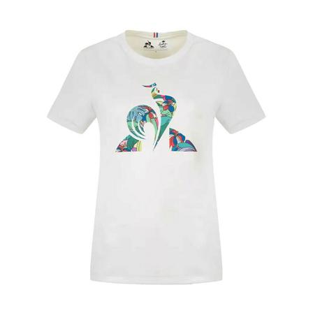 le coq sportif T-shirt Hvid, Dame T-shirts, Størrelse: XS