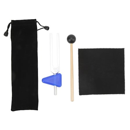Yoga Tuning Nøjagtig 528Hz Vibration Stress Relief Letvægts Bærbar Gaffel Tuning Gaffel Kit til Yoga Meditation 528C