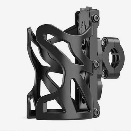 Vattenkoppshållare elcykel mountainbike multifunktionell vattenflaskhållare stötfångare styre vattenkoppshållare