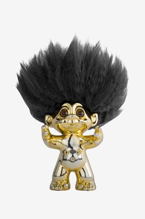 Spring Copenhagen - Lycka till Troll Mässing 9 cm - Mässing - Dekoration - Från Homeroom