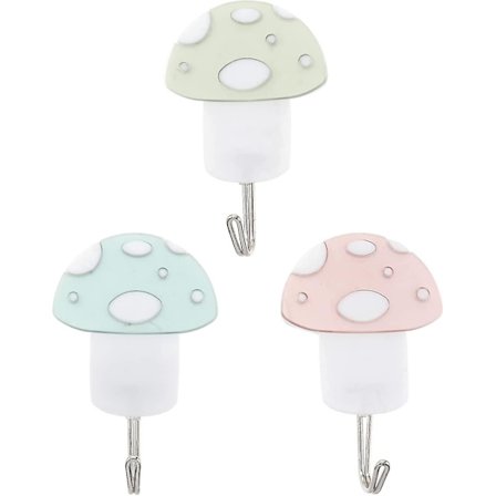 Koristeelliset seinäkoukut Yksihaaraiset ripustuskoukut Ihastuttavat liimautuvat seinäkoukut