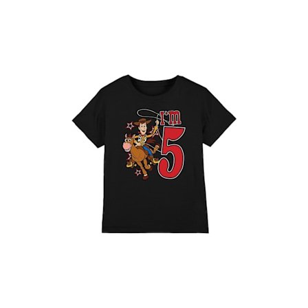 Toy Story Barn/Kids Jag är 5 Woody Födelsedag T-shirt 12-13 År