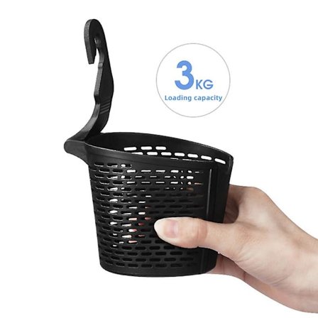 Bærbar bil Drikkekoppholder Seterygg Krok Organisere Oppbevaringskurv Telefonbrakett Multifunksjon Universal Organizer rekvisita - Drikkeholdere