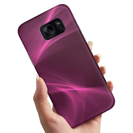 Cover / Mobilcover til Samsung Galaxy S7 - Purple Fog