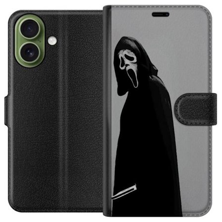 Kompatibelt Plånboksfodral till Apple Apple iPhone 17 Ghostface