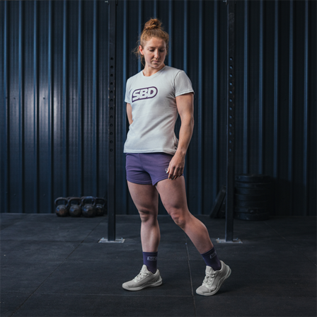 SBD Apparel Aspire Brand T-skjorte Dame Hvit