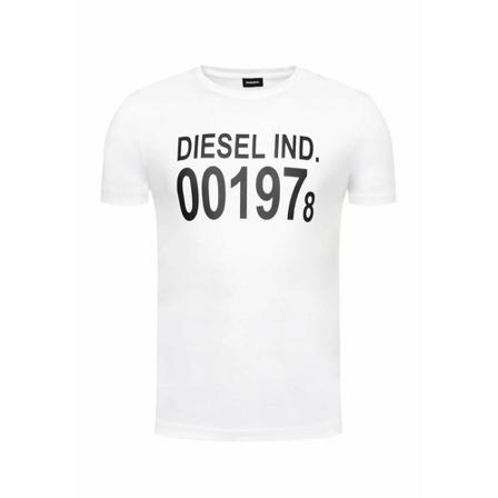 Diesel Logo-print cotton T-shirt Hvid, Herre T-shirts