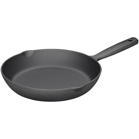 Fiskars Folken stekepanne 24 cm, støpejern' - 'Svart
