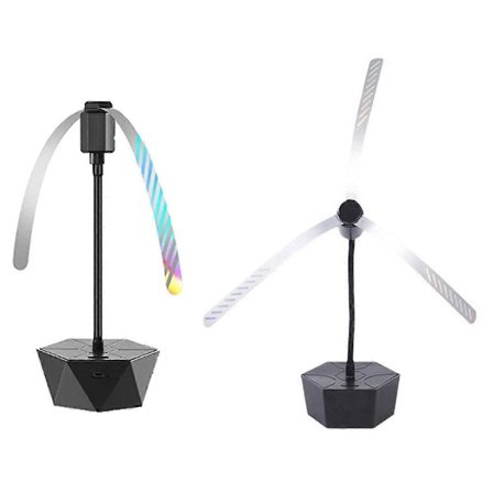 Lättburen flugavvisande fläkt, portabel bordsfläkt lämplig för camping