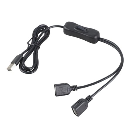 Muovinen USB-latauskaapeli, kaksoisnaarasliitin, 35cm 120cm 200cm virtalähde