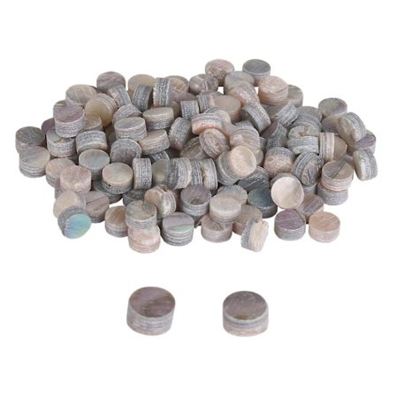 100x Morske Skal-Dots til Guitar Gribebræt 4mm Dia Multifarvet