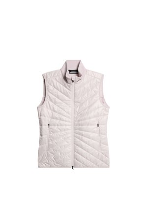 J.Lindeberg - Madde Quilt Hybrid Vest - Golf - Grey - Women - L