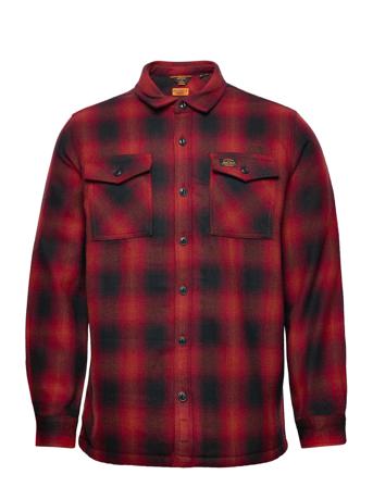 Vintage Miller Wool Shirt Overshirts Multi/mönstrad Superdry