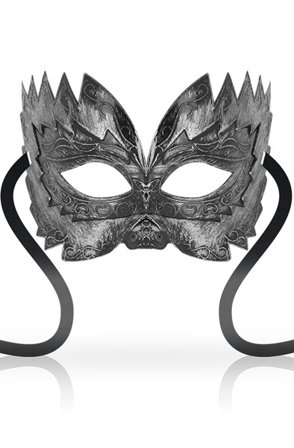 Ohmama Masks Venetian Eyemask Silver Mask - Blushme.se
