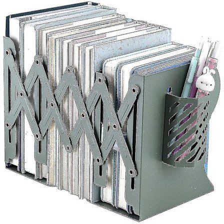 Justerbar Bokstøtte Fil Magasin Binder Holder Tung Bok