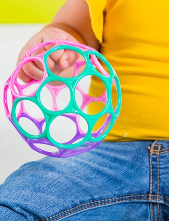 Oball Oball Classic Bold - Pink/Lilla - Multi/patterned - ONE SIZE