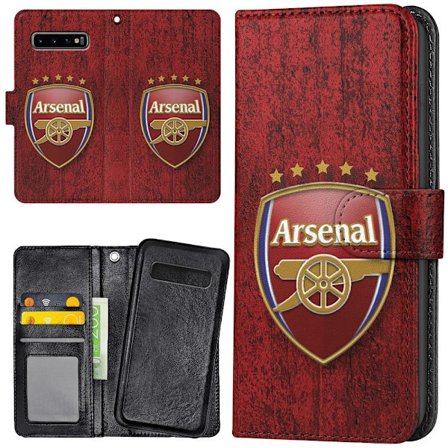 Samsung Galaxy S10 Plus - Lommebok Deksel Arsenal