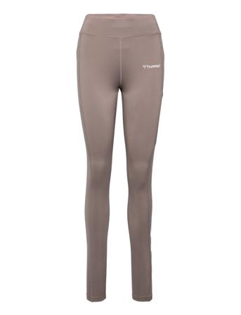 Hmlmt Chipo Mid Waist Tights Running/training Tights Rosa Hummel