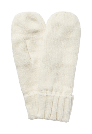 Å WOMAN Stickade tumvantar LILLY Vantar & handskar Vit ONESIZE