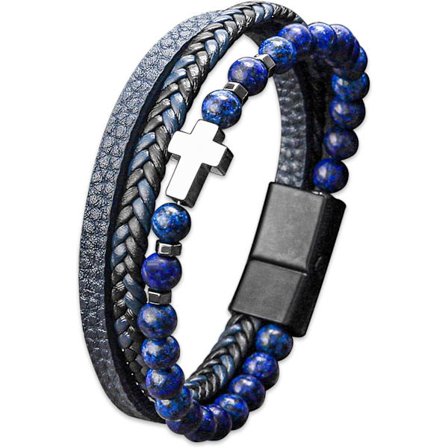 Herrarmband, herr läderarmband, livets träd armband, rostfritt stål herr armband, presenter till män