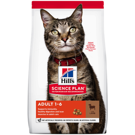 Hills Science Plan - Hills SP Feline Adult Lamb 7kg - Katt - Kattefôr & kattemat - Tørrfôr for katt - ZOO.no