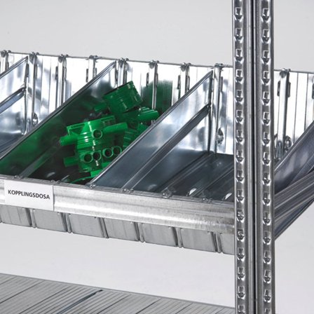 Avdelere til plokkhylle, 6 pk, 800x180 mm