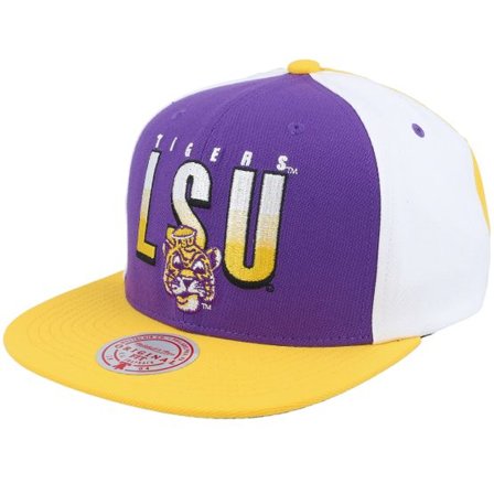 Mitchell & Ness - College Lila snapback Keps - Louisiana State Tigers Billboard 2 Purple/Yellow Snapback @ Hatstore