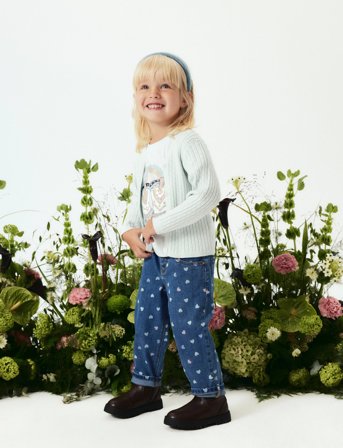 name it Nmfkind Ls Knit Card - Blue - 92