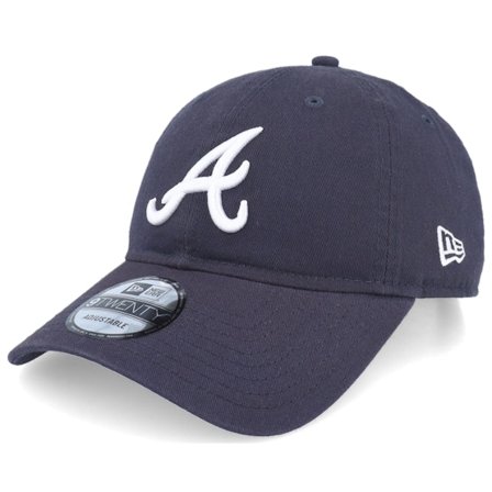 New Era - MLB Modrá unconstructed Kšiltovka - Atlanta Braves MLB Core Classic 9TWENTY Navy Dad Cap @ Hatstore